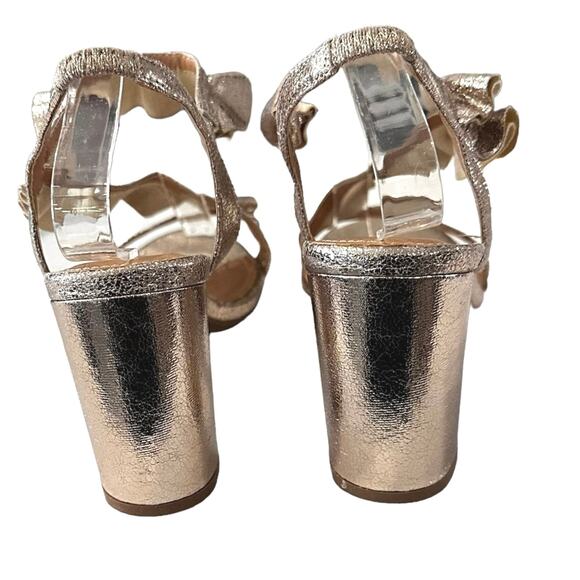 Report jitlada ruffles sandal Chucky block, heels, size 8 1/2 m - Picture 5 of 7